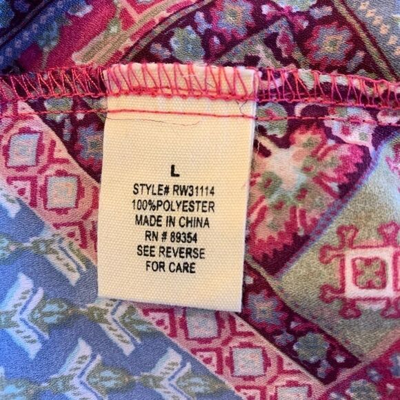 No Comment Bell Bottom Sleeve Top Size Large - Picture 6 of 6